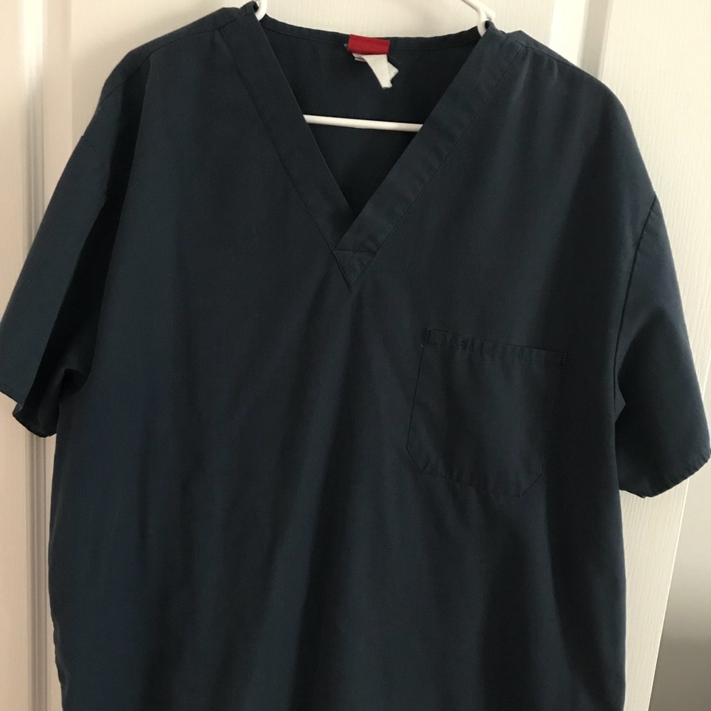 Dickies Unisex Navy Blue scrub top